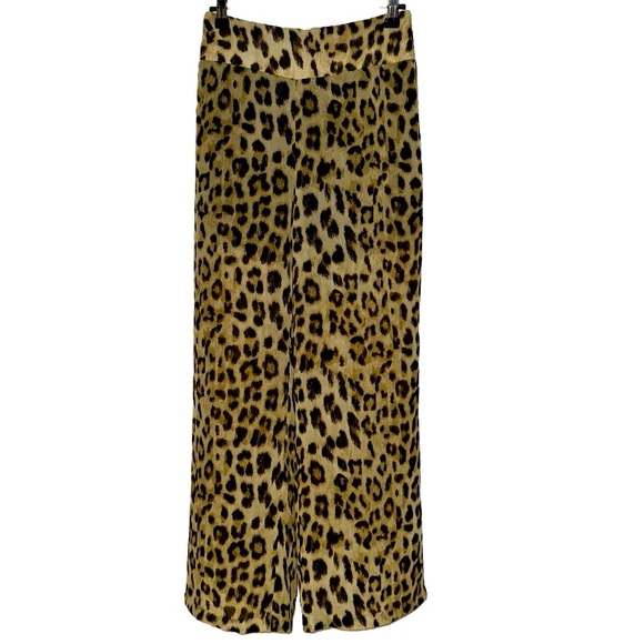 2B Bebe Pants - Bebe Leopard Sheer Pants Size S
